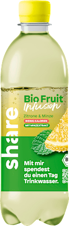 Erfrischungsgetränk, Zitrone  & Minze, 500 ml EINWEG share