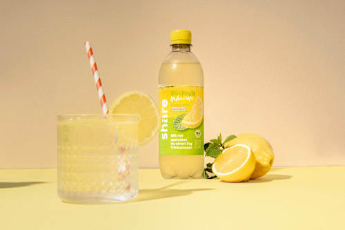 Erfrischungsgetränk, Zitrone  & Minze, 500 ml EINWEG share