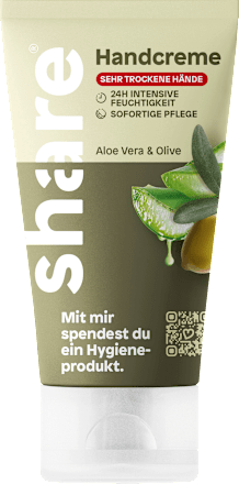 Handcreme Aloe Vera & Olive, sehr trockene Haut, 75 ml share