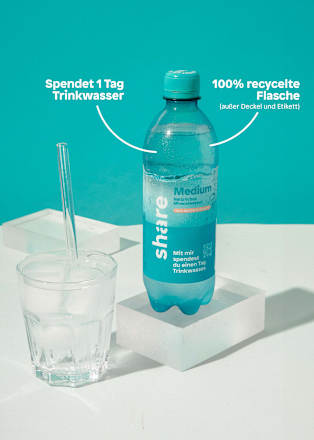 Natürliches Mineralwasser, Medium, 500 ml EINWEG