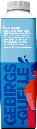 Natürliches Mineralwasser, Still, 0,5 l