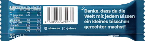 Notenreep, chocolade zeezout, 35 g