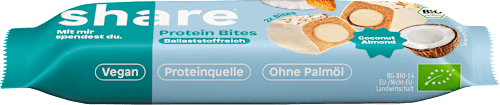 Proteinriegel, Protein Bites Coconut Almond, 40 g