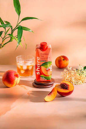 Rooibos Tee, Pfirsich & Holunderblüte, 500 ml share