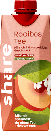 Rooibos Tee, Pfirsich & Holunderblüte, 500 ml share