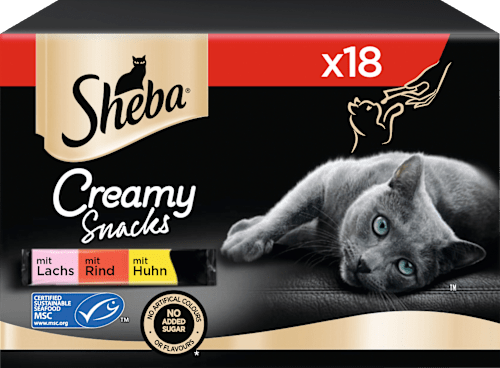 Katzenleckerli Creamy Snacks, Multipack (18x12 g), 216 g
