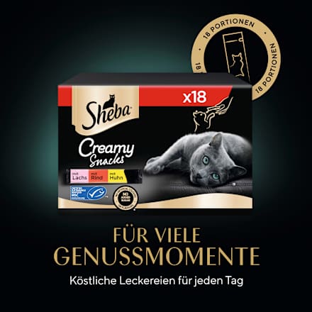 Katzenleckerli Creamy Snacks, Multipack (18x12 g), 216 g