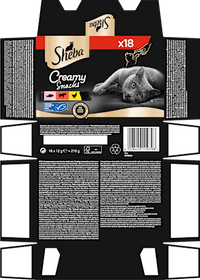 Katzenleckerli Creamy Snacks, Multipack (18x12 g), 216 g