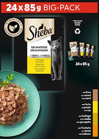 Natvoer voor katten Delicatessen - Gevogelte Variatie, Multipack (24x85 g), 2,04 kg