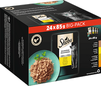 Natvoer voor katten Delicatessen - Gevogelte Variatie, Multipack (24x85 g), 2,04 kg