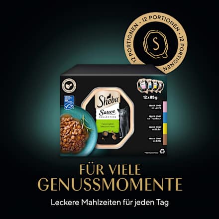 Nat kattenvoer fijne variatie in saus, multipack (12x85 g), 1,02 kg