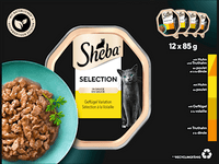 Natvoer voor katten met gevogelte, variatie in saus, selectie multipack (12x85 g), 1,02 kg