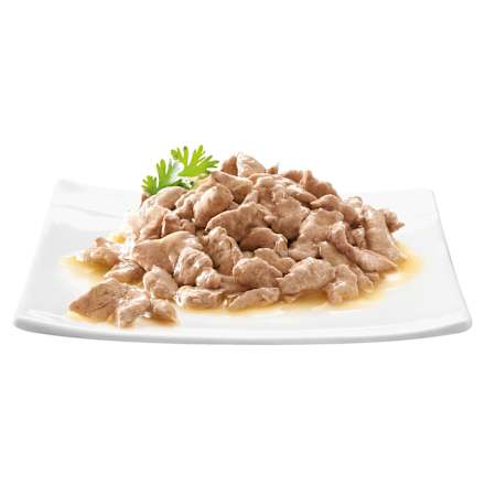 Nat kattenvoer, kip, eend &amp; kalkoen, selectie in saus - gevogeltevariatie, multipack (12 x 85 g), 1,02 kg
