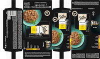 Nat kattenvoer, kip, eend &amp; kalkoen, selectie in saus - gevogeltevariatie, multipack (12 x 85 g), 1,02 kg