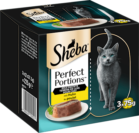 Nat kattenvoer met kip, Perfect Portions Multipack (6 x 37,5 g), 225 g
