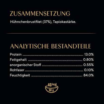 Nat kattenvoer met kipfilets, 60 g