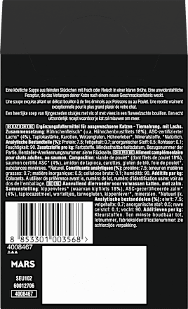 Nat kattenvoer met zalm, soep multipack (4 x 40 g), 160 g