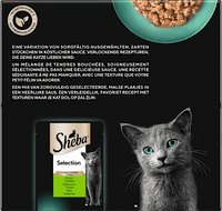 Nat kattenvoer Selection in saus - fijne variatie, grote verpakking (24 x 85 g), 2,04 kg