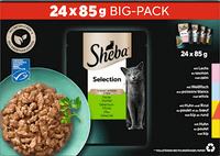 Nat kattenvoer Selection in saus - fijne variatie, grote verpakking (24 x 85 g), 2,04 kg