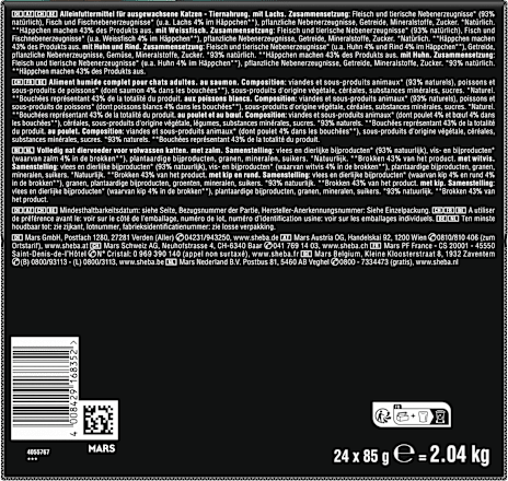 Nat kattenvoer Selection in saus - fijne variatie, grote verpakking (24 x 85 g), 2,04 kg