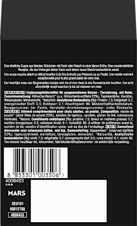 Nat kattenvoer soep met kip, multipack (4x40 g), 160 g