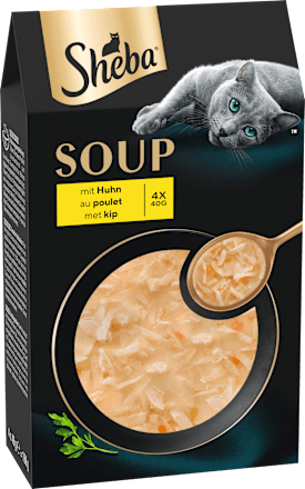 Nat kattenvoer soep met kip, multipack (4x40 g), 160 g