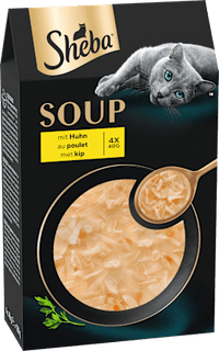 Nat kattenvoer soep met kip, multipack (4x40 g), 160 g