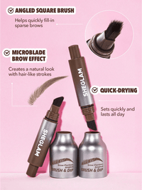 Augenbrauenstift Brow-fection Angled Brush & Dip-10 Truffle, 1,2 ml