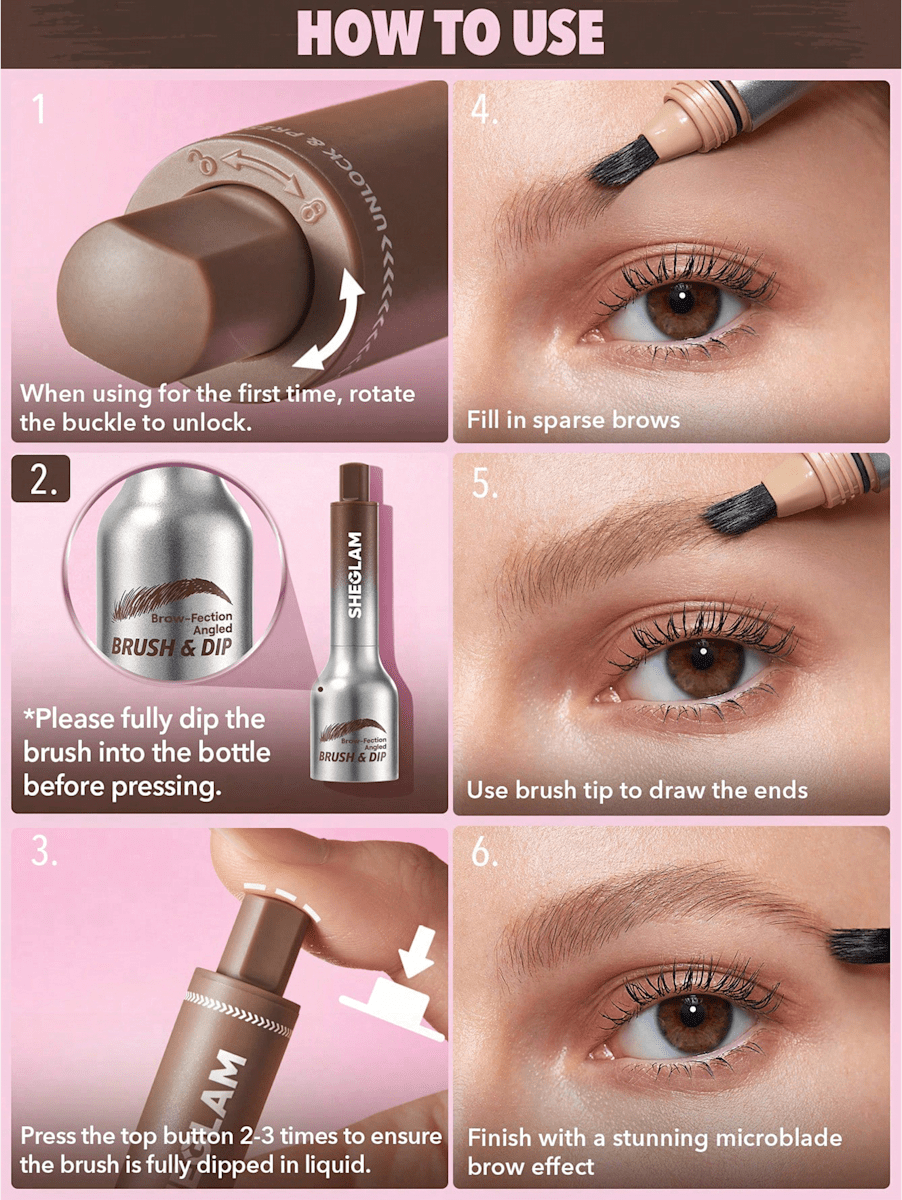 Augenbrauenstift Brow-fection Angled Brush & Dip-10 Truffle, 1,2 ml