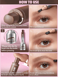 Augenbrauenstift Brow-fection Angled Brush & Dip-10 Truffle, 1,2 ml