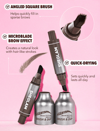 Augenbrauenstift Brow-Fection Angled Brush & Dip Auburn, 1,2 ml