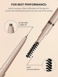 Augenbrauenstift Insta-Fill Brow Pencil Dark Brown, 0,05 g
