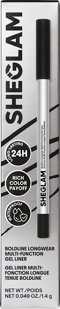 Eyeliner Boldline Longwear Multi-Function Gel Black, 1,4 g