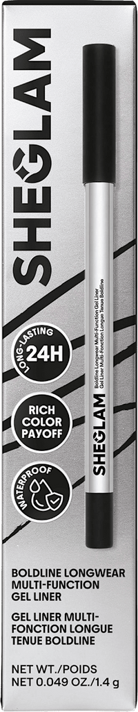 Eyeliner Boldline Longwear Multi-Function Gel Black, 1,4 g