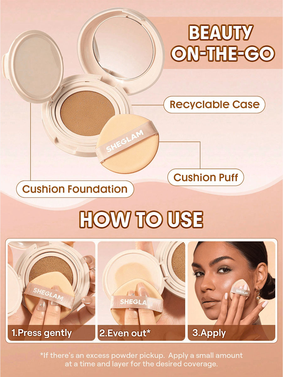 Foundation Lock & Go Long-Lasting Cushion Nude, 12 g