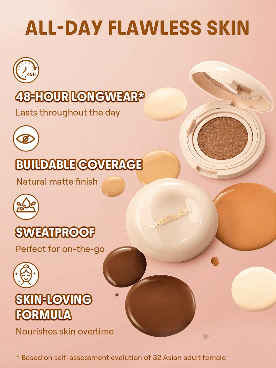Foundation Lock & Go Long-Lasting Cushion Nude, 12 g