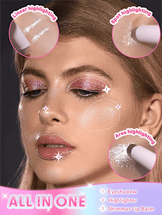 Lidschatten Stick Crystal Jelly Starlit Silver, 3 g