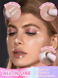 Lidschatten Stick Crystal Jelly Starlit Silver, 3 g