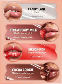 Lipgloss Care Crystal Glaze Strawberry Milk, 10 g