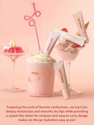 Lipgloss Care Crystal Glaze Strawberry Milk, 10 g