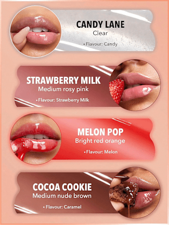 Lipgloss Crystal Glaze Cocoa Cookie, 10 ml