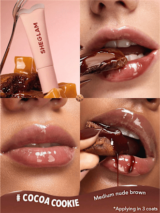 Lipgloss Crystal Glaze Cocoa Cookie, 10 ml