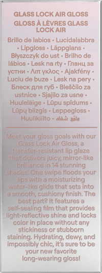 Lipgloss Glass Lock Air 013 French Toast, 3,4 ml