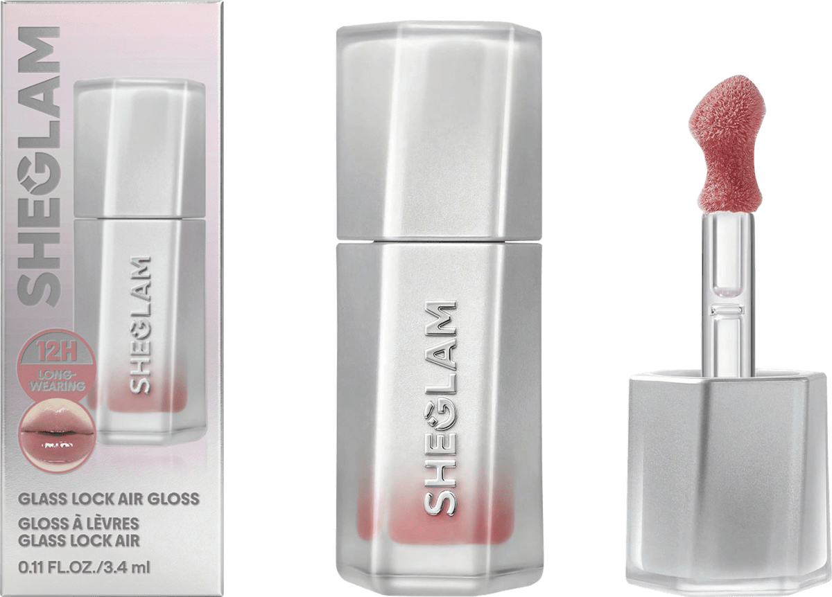 SHEGLAM Lipgloss Glass Lock Air 118 Strawberry Milk, 3,4 ml