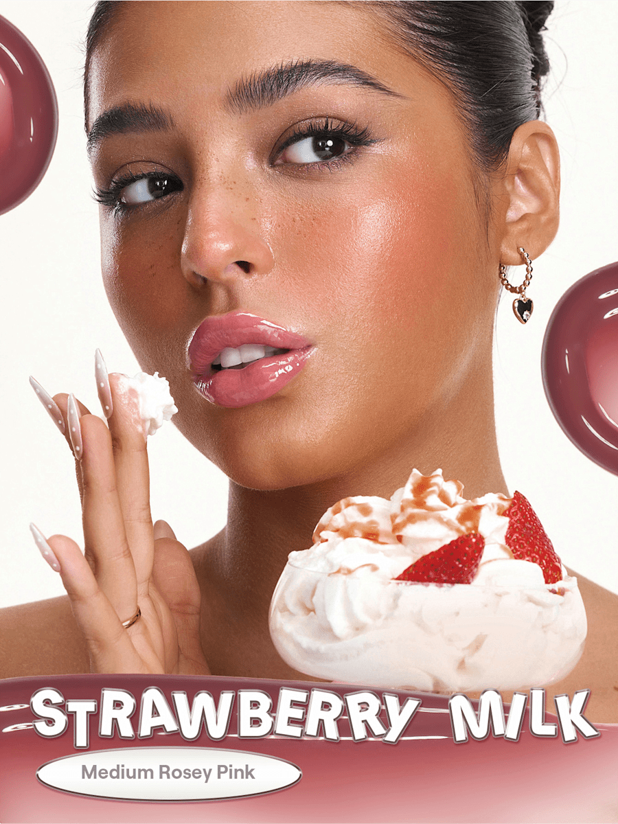 SHEGLAM Lipgloss Glass Lock Air 118 Strawberry Milk, 3,4 ml