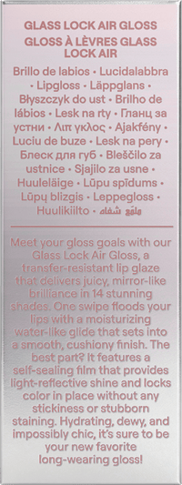SHEGLAM Lipgloss Glass Lock Air 118 Strawberry Milk, 3,4 ml