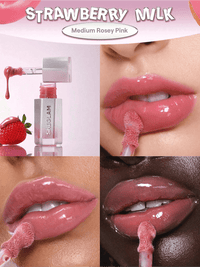 SHEGLAM Lipgloss Glass Lock Air 118 Strawberry Milk, 3,4 ml