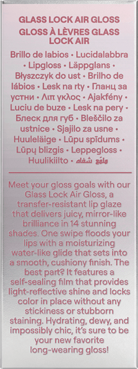 SHEGLAM Lipgloss Glass Lock Air 119 Make It Pop, 3,4 ml