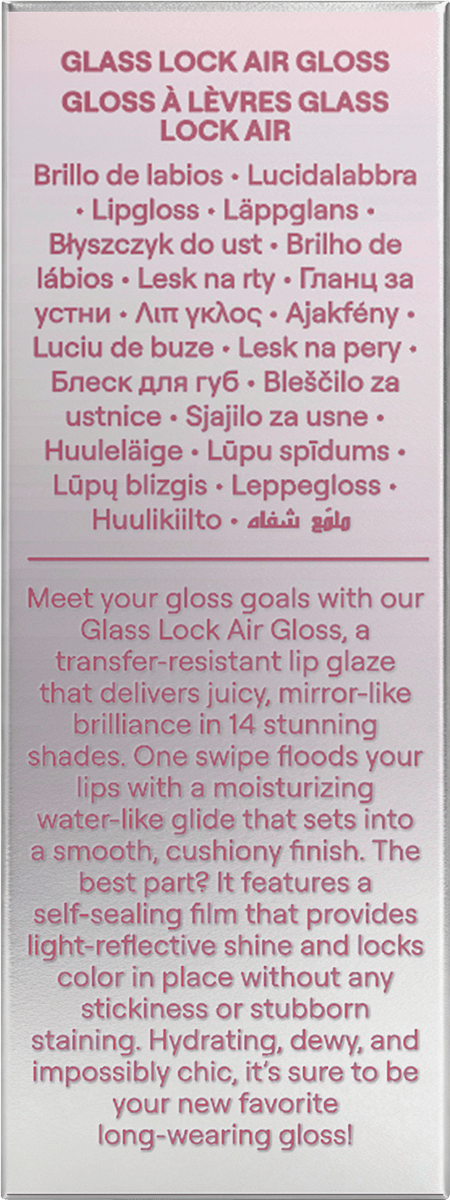 SHEGLAM Lipgloss Glass Lock Air 311 That's My Jam, 3,4 ml