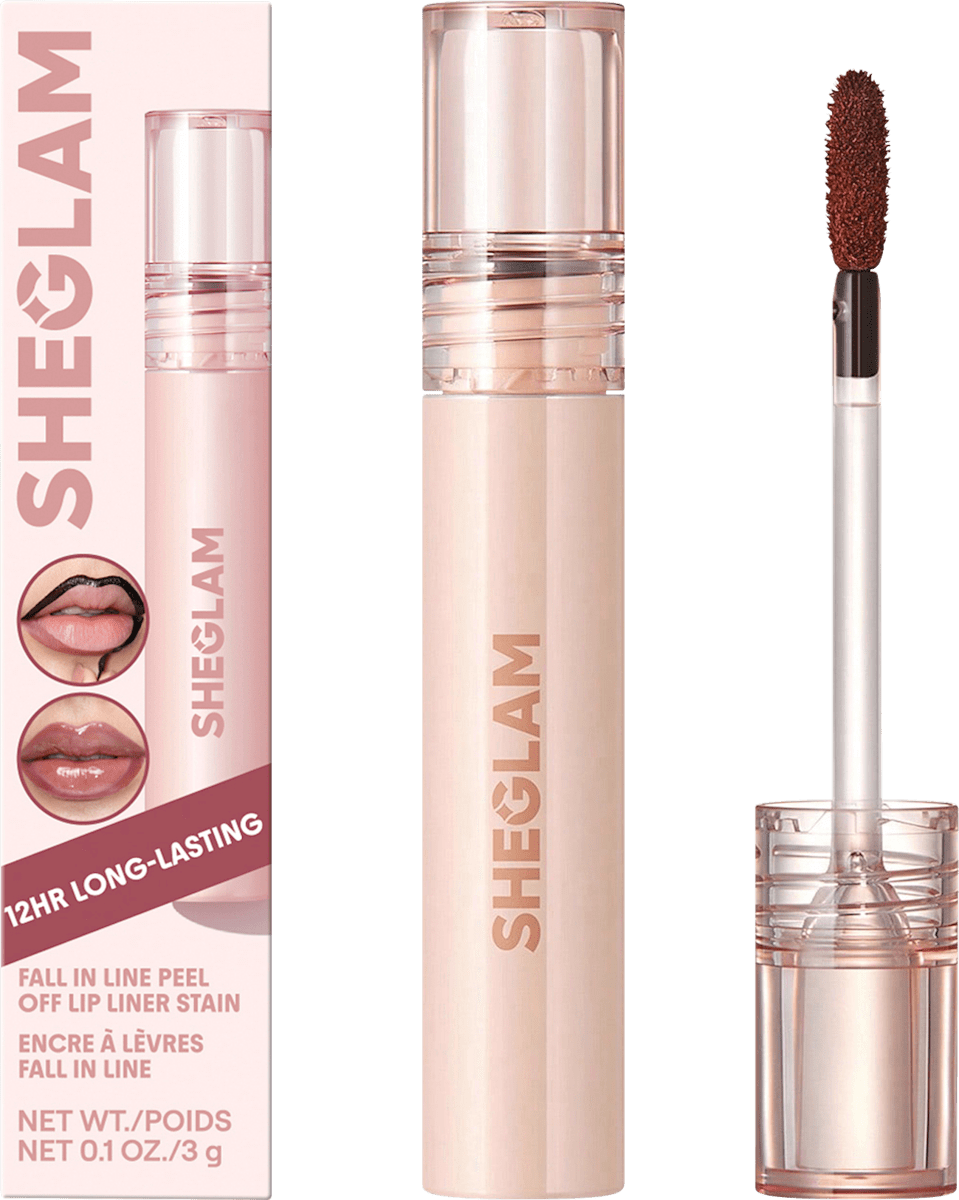 SHEGLAM Lipliner Fall In Line Peel Off Stain 010 Mauvelous, 3 g